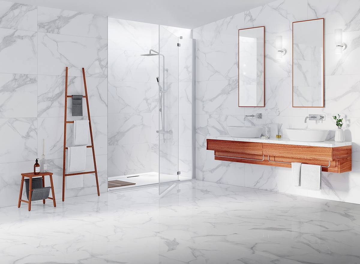 Staro Palacio Modern Statuario Керамогранит Staro Palacio Modern Statuario 60x120 полированный белый
